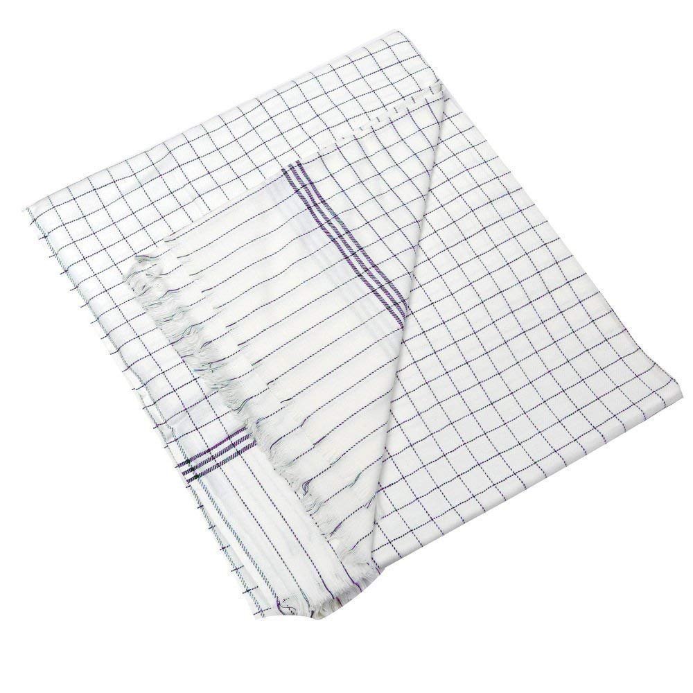 Arvore Bunkaar 100% Soft Staple Cotton Check AC Blanket | Top Sheet | Lightweight Dohar Blanket | Khes (60x100 inches) (Blue Checkss) (B09M4BYN87) Amazon Price History, Amazon Price Tracker