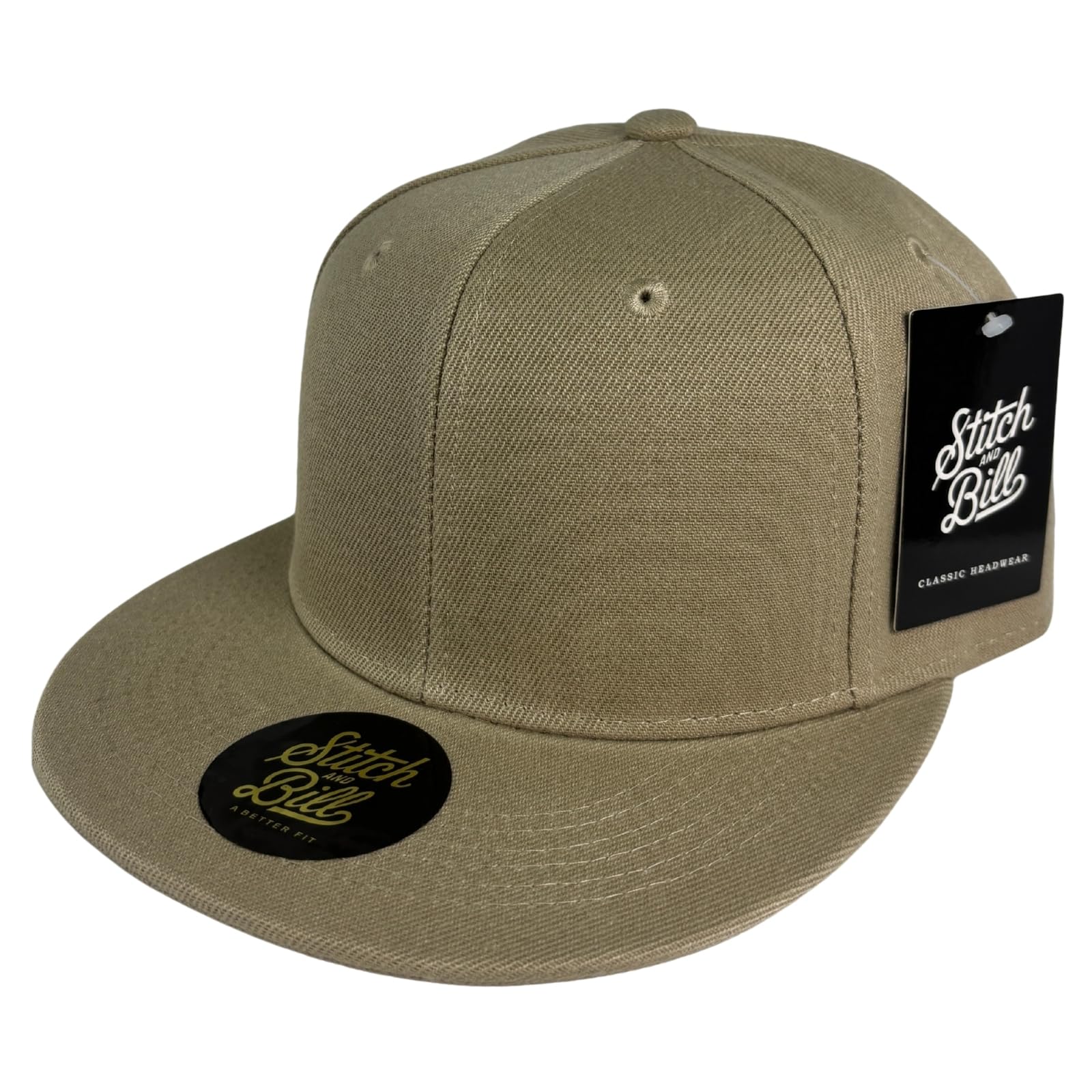 Premium Fitted Flat Brim Hat Mens Baseball Cap True to Size Timeless Street Urban Style 10 Sizes Multiple Colors