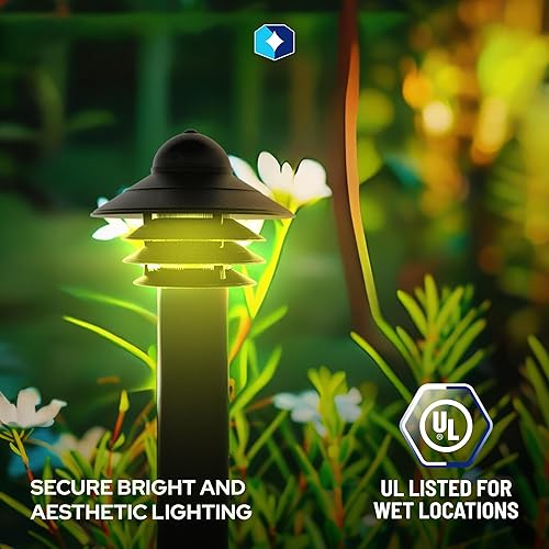 Miniatura 2 de KastLite Lámpara náutica para exteriores para pasarela  Linterna costera no metálica resistente al óxido e impermeable  Se adapta a postes de 3