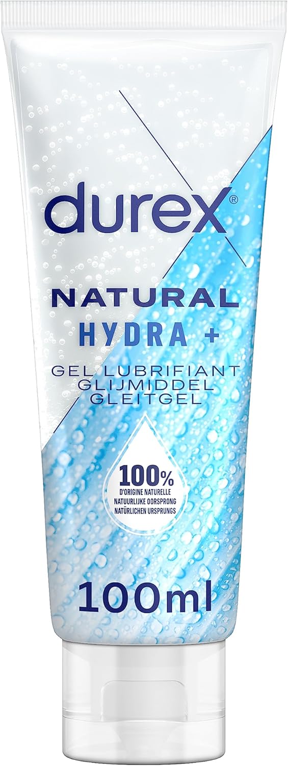 Durex – Glijmiddel Natural – Hydraterend – 100% Natuurlijk – Waterbasis – 100 ml