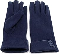 Vista 20 de Tomily - Guantes de forro polar para mujer con pantalla táctil Gris