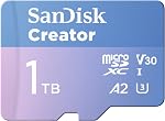Disque SSD portable SanDisk Creator Pro 4To - Jusqu'à 2000Mo/s - USB-C, USB 3.2 Gen 2x2, résistance à l'eau et à la poussière IP65 - Disque dur externe à état solide - SDSSDE81C-4T00-G25