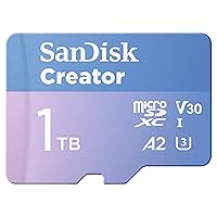 SANDISK Creator Carta microSDXC UHS-I 128 GB + Adapter (Per Smartphone)