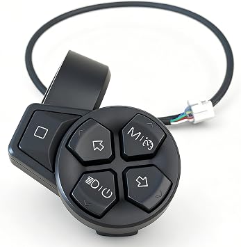 Electric Scooter Turn Signal Switch, Direct Replacement for Segway Ninebot F3/ G3/ ZT3/ ZT3 Pro/ ZT3 PrD/ ZT3 ProE Models, Left and Right Turn Indicator Control,Replacement Original