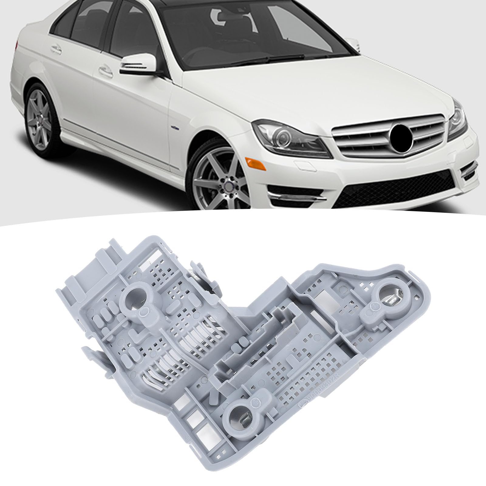 Akozon Robuster Aluminium-Rücklichtlampenhalter für Limousine der C-Klasse W204 (hinten rechts: 2048202577)