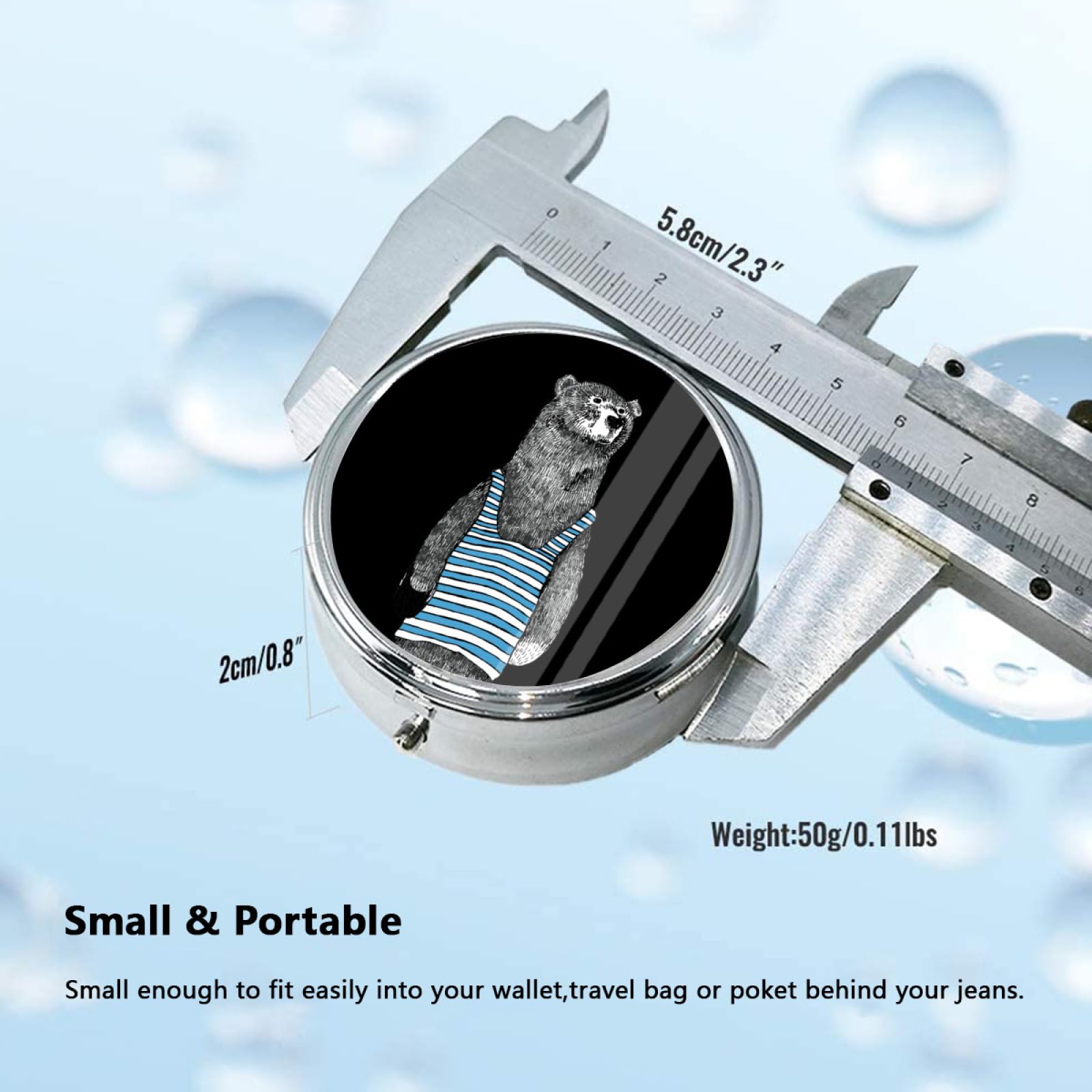 箱袋付き ティファニー 美品 テディベア くま 小物入れ ピルケース PD1e Amazon.co.jp: ピルケース 面白い 服を着た熊 薬ケース サプリメント