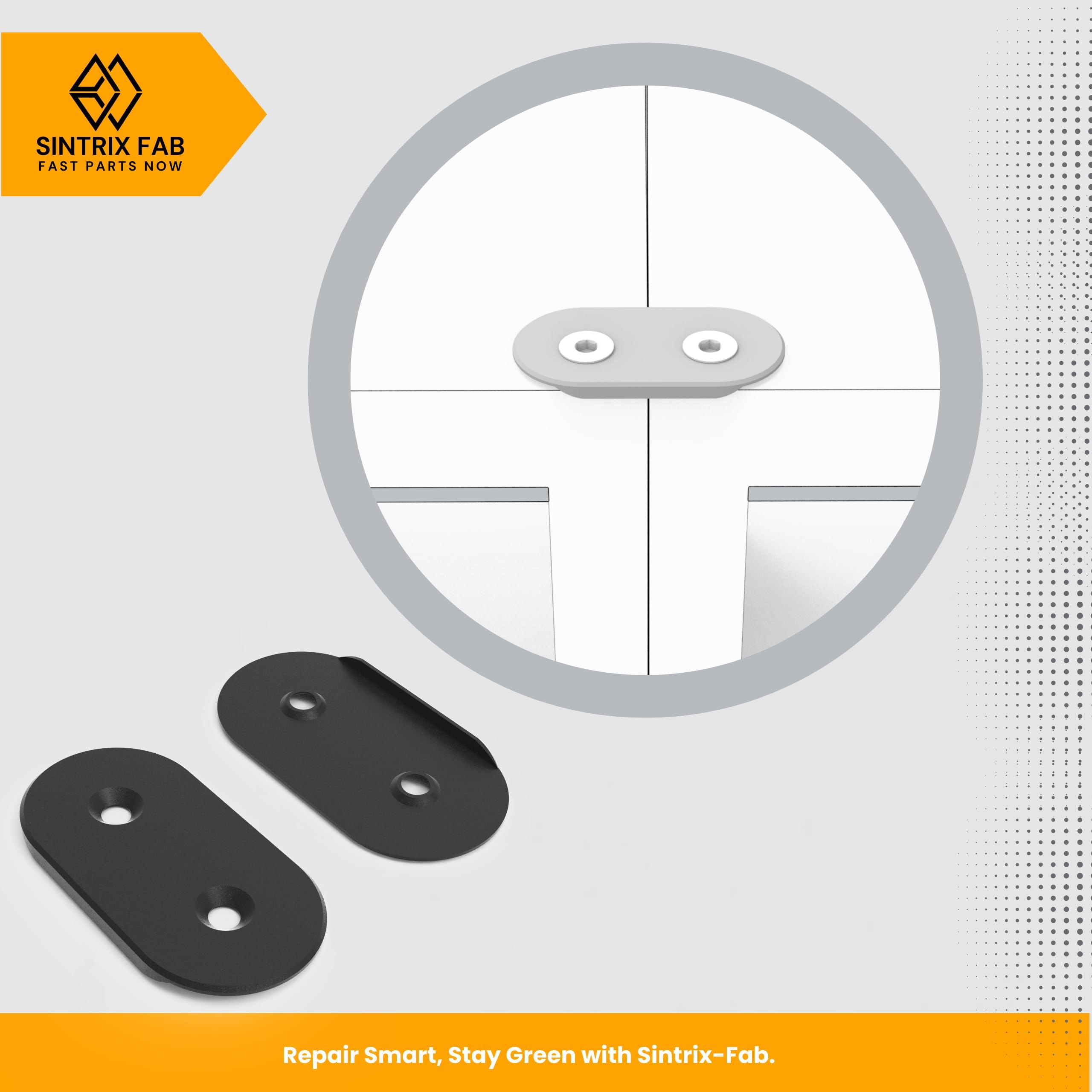 Sintrix Fab Connectors Compatible with IKEA Kallax Shelf, Connecting Element for 2 or 4 Kallax Shelves, Sturdy Connection - Image 4