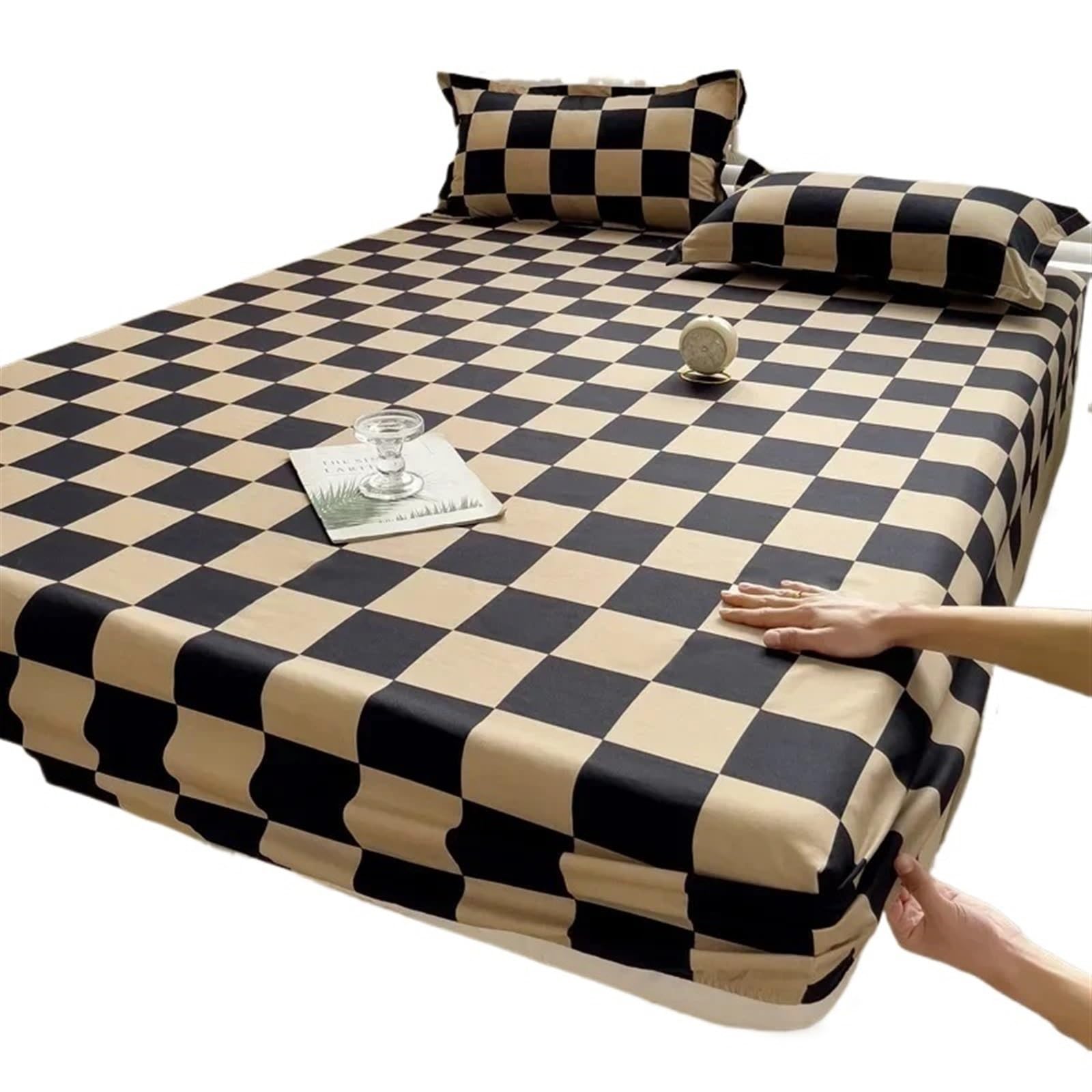 Drap housse de matelas King Queen Size élastique pour des nuits paisibles sans plis