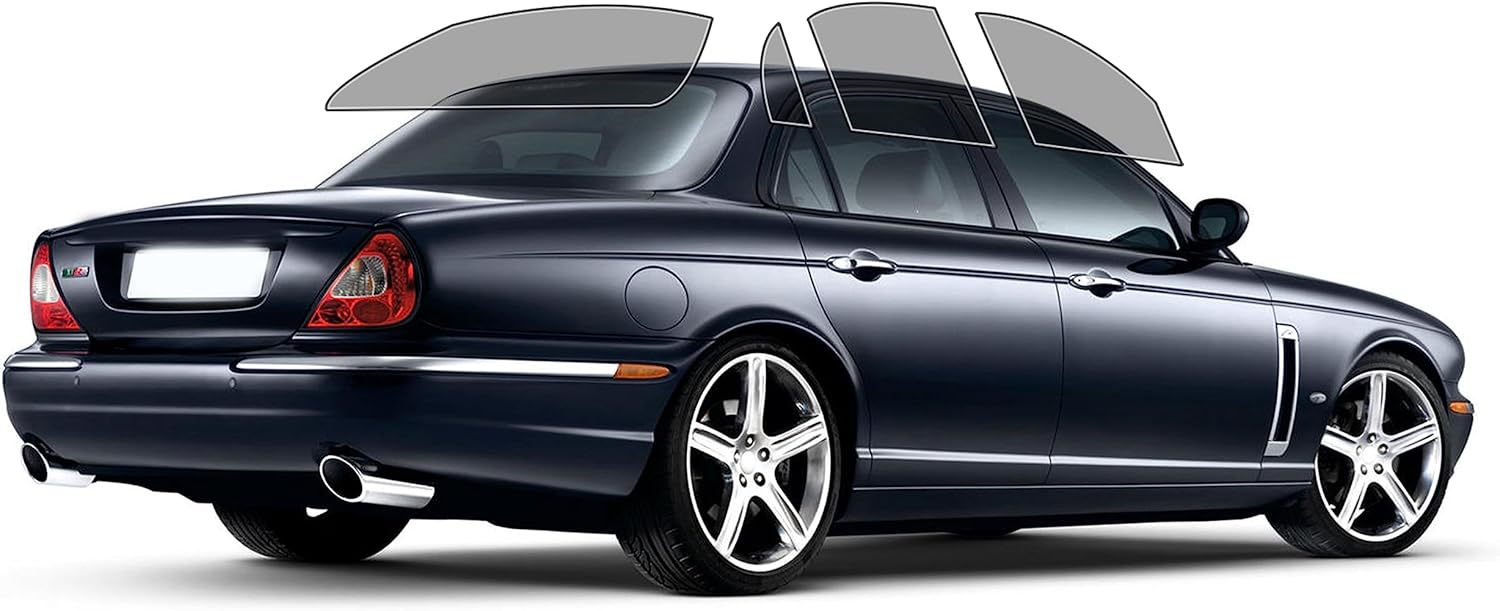 AUTOTEK Precut Window Tint Film Front Two Door Windows Tint Film Cars Sun Blocking Protection Privacy Anti Shatter Glass 2 Ply Computer Cut Any Tint Shade for Jaguar XJR 2004-2009