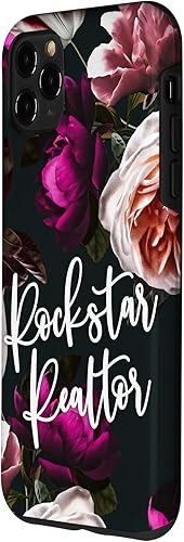 Miniatura 2 de iPhone 11 Pro Max Rockstar Realtor - Elegante estuche de regalo de agentes inmobiliarios florales