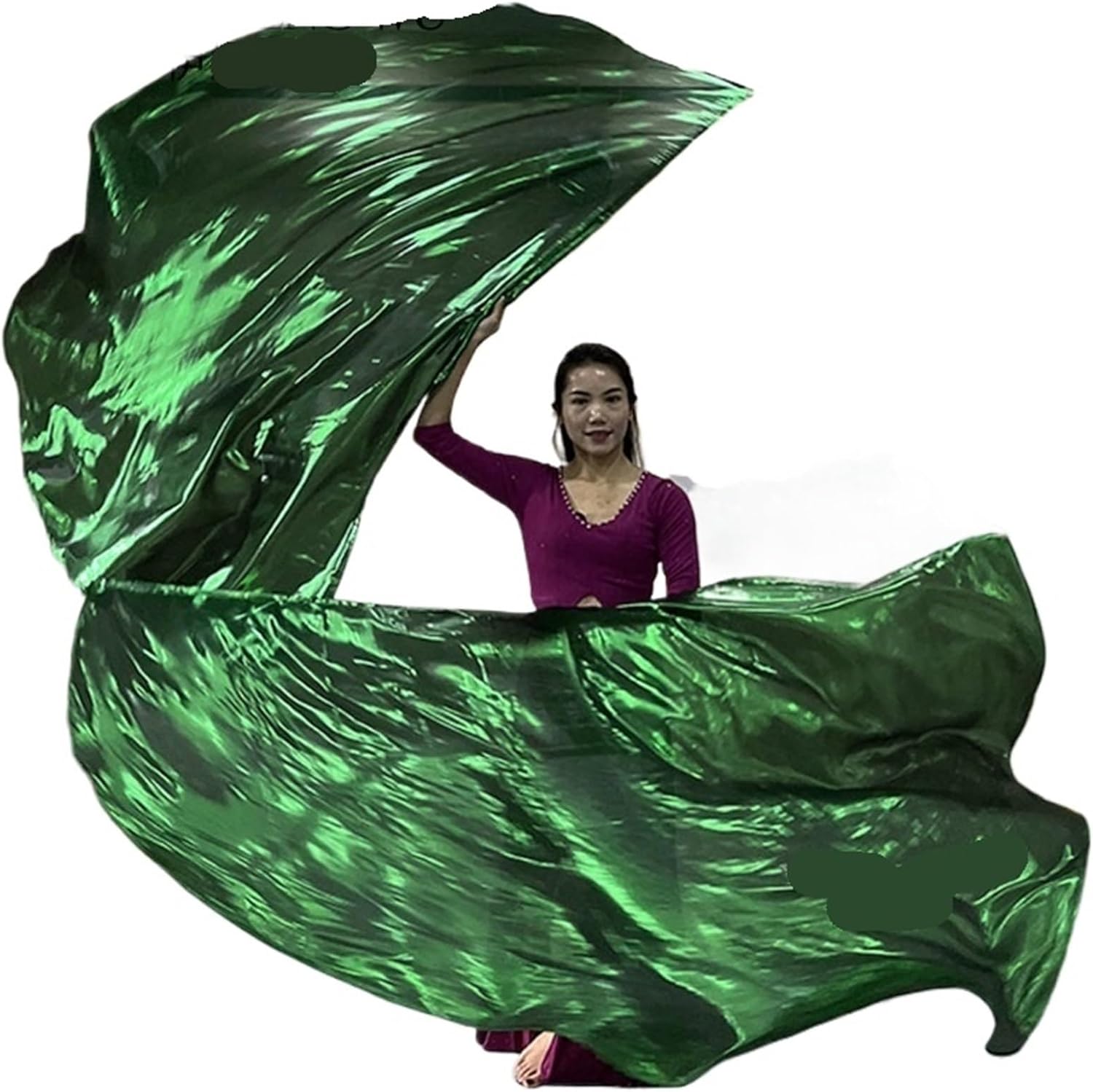 Dance Props Flag Gilded Cloth Half Round Belly Performance Soft Wings Suitable for belly dancing