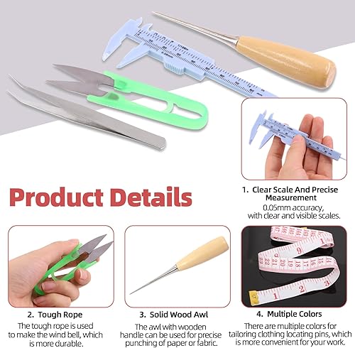 Miniatura 4 de Hilitchi Kit de suministros para fabricación de joyas, 1489 piezas, con lupa de manos de ayuda, alambres de joyería, herramientas de reparación de