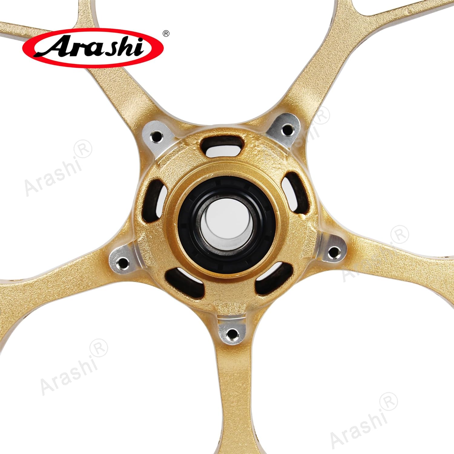 Arashi Front Wheel Rim for Honda CBR1000RR 2017-2019, CBR1000RRR 2020-2025 ABS include, Motorcycle Replacement Accessories Parts Gold