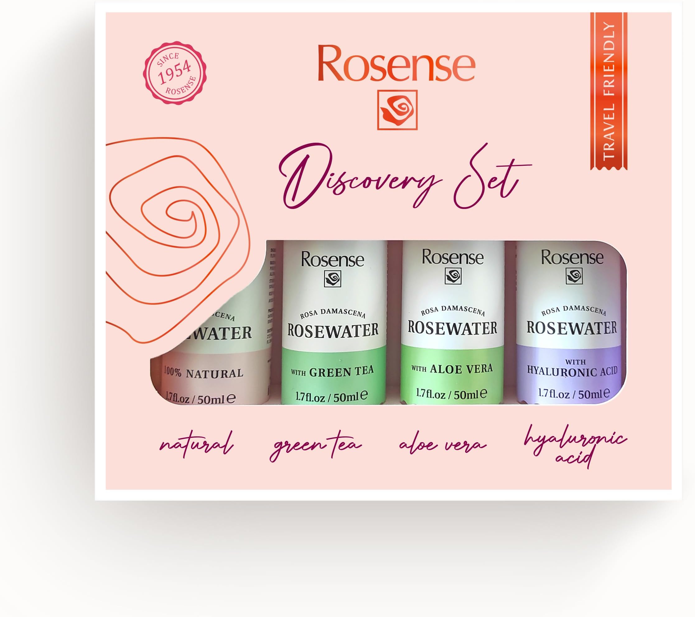 Rose Water Discovery Set- 1.7oz | 4 Pack