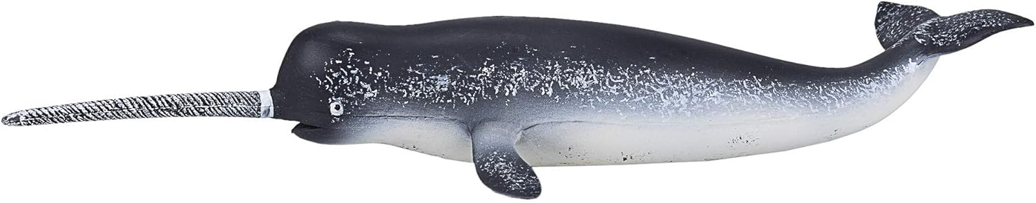 MOJO Narwhal Realistic International Wildlife Toy Replica Hand Painted Figurine