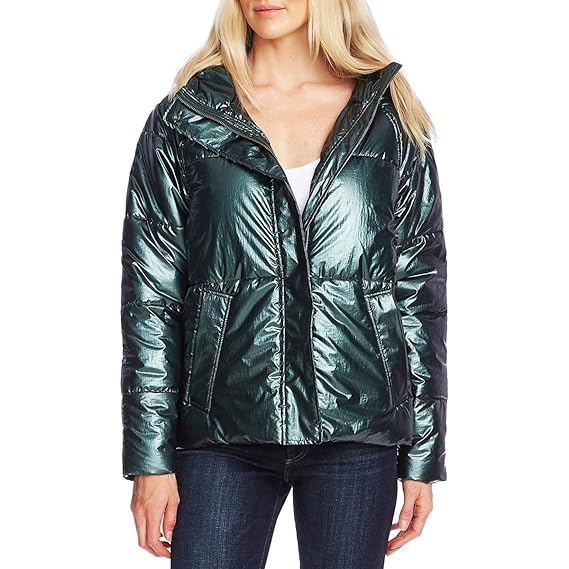 vince leather puffer jacket