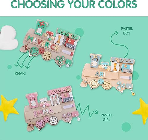 Miniatura 2 de Nabytok - Customized Name Puzzle for Toddlers, Educational Games Board, Baby Personalized Board for 1-5 Years Old, Birthday Gift, Christmas Gift,