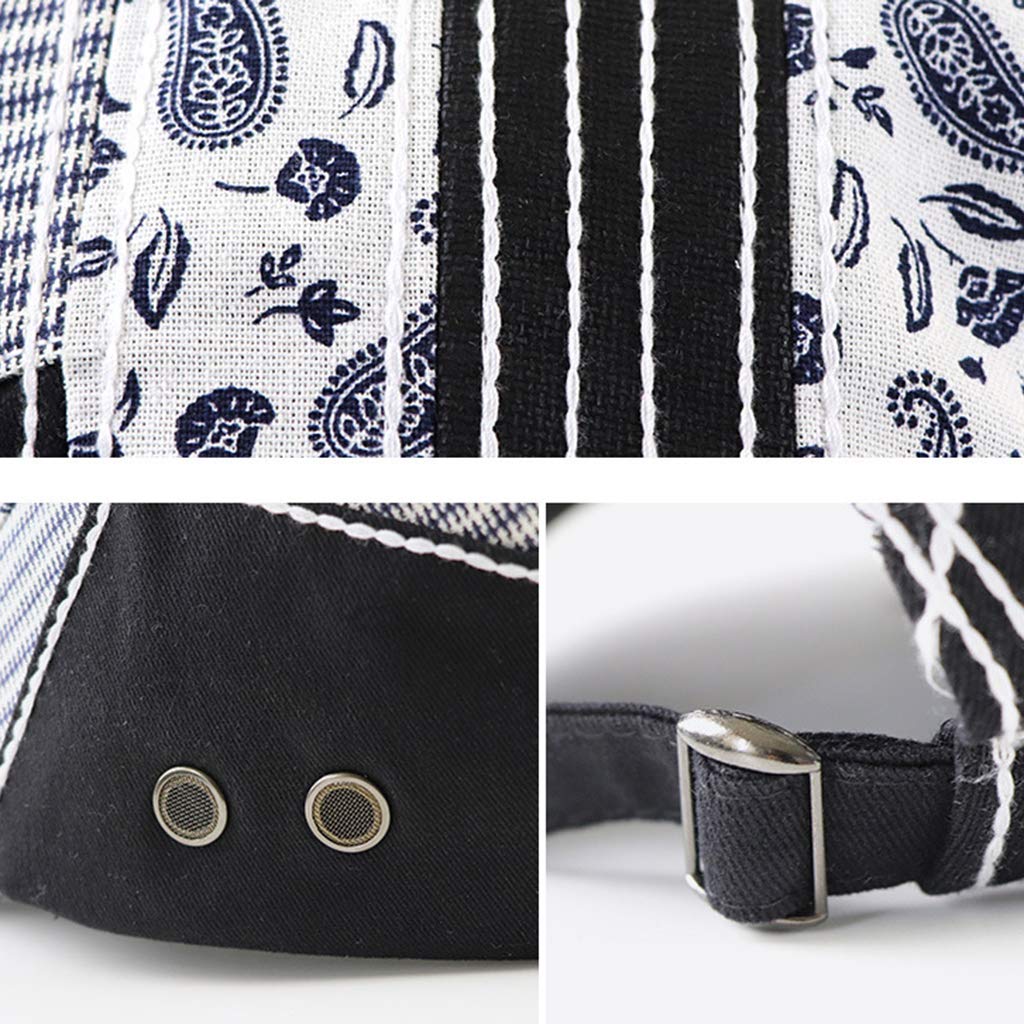 kowaku Unisex Adjustable Paisley, Black, Adjustable