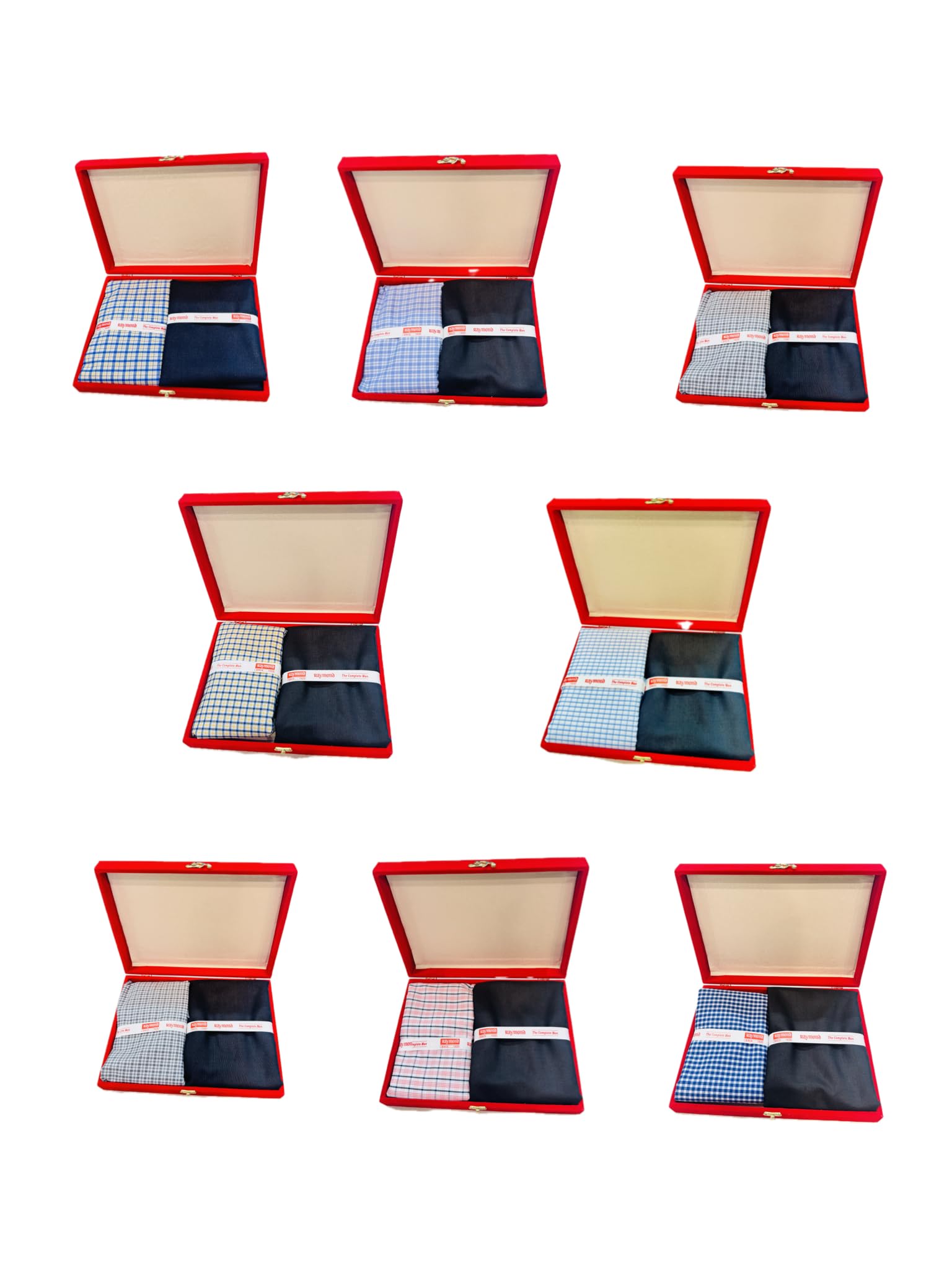 raymond fabrics Trouser Shirt Fabric VELVET Combo Box (Multicolour, Unstitched, All Weather Fabric)-picture-28