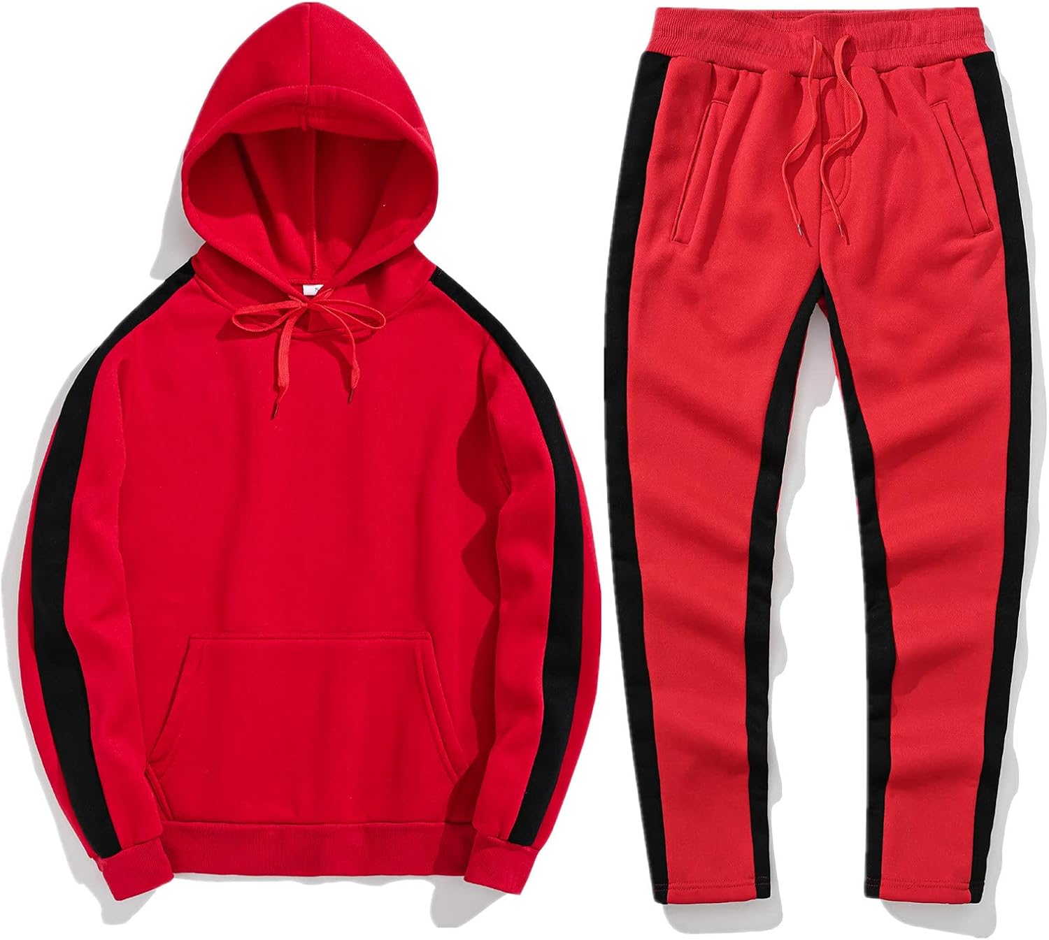 Track Suits Mens Sweat Suit Jogging Hoodies Sweatsuits 2 Piece Matching Sets Comfy Athletic Tracksuits