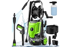 TEANDE Pressure Washer TE3800 1.8GPM 1800W High Electric Pressure Washer for Cleaning Cars, Driveways, Patios
