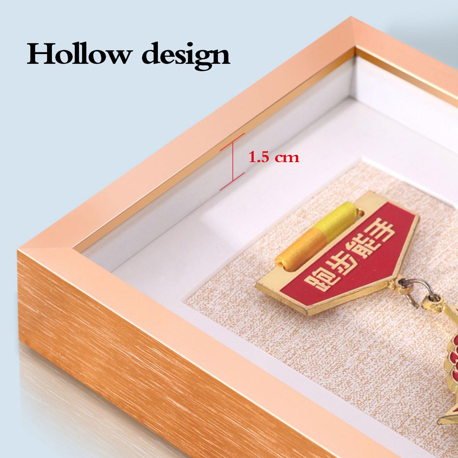 Drewniana ramka do ekspozycji medali sportowych, Aluminum Alloy 3D Medal Display Box Black Gold Multiple Sizes(Black,40 * 40 cm (9 medals))