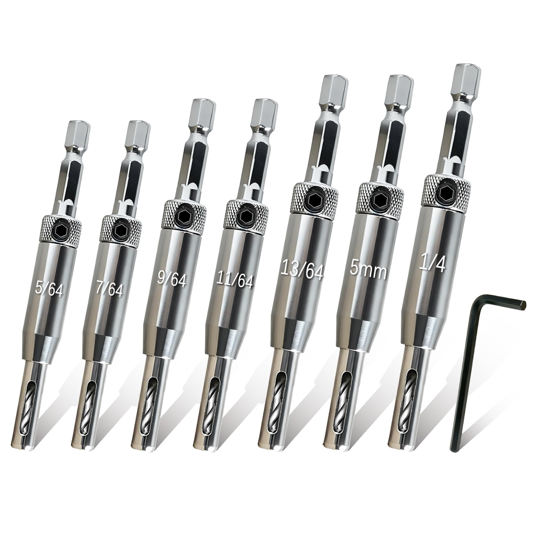 Self-Centering Drill Bit Set - Perfect Hinge Installation -9