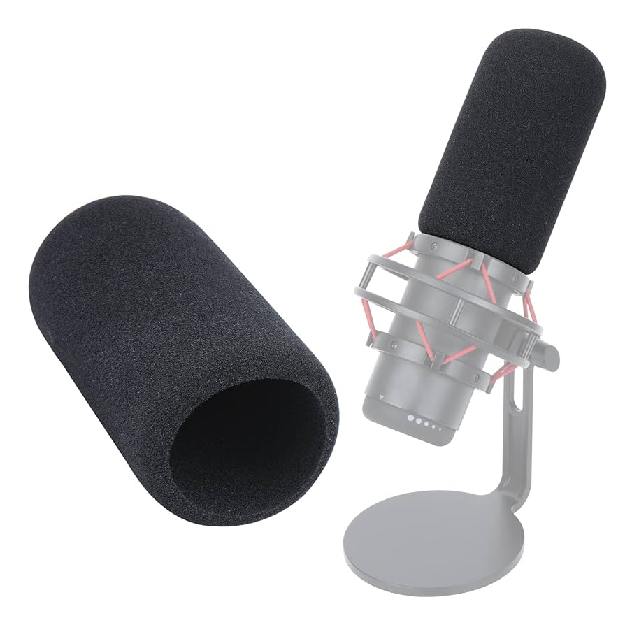 HyperX QuadCast (+専用マイクカバー) Amazon.com: Pop Filter for Hyperx Quadcast s, Mic Foam Cover