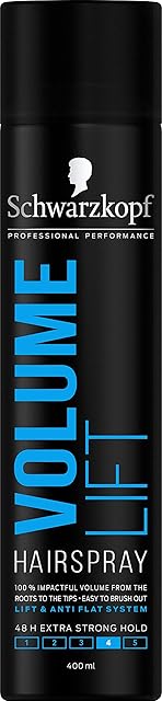 Schwarzkopf Styling Volume Lift Hairspray, Extra Strong Hold, 400 ml