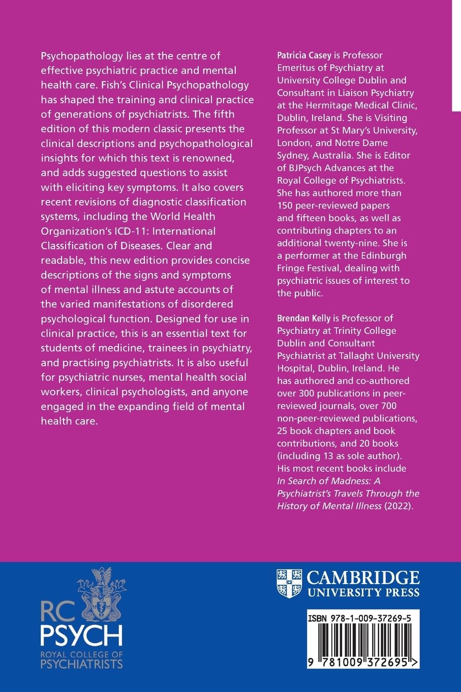 Fish's Clinical Psychopathology: Signs and Symptoms in Psychiatry