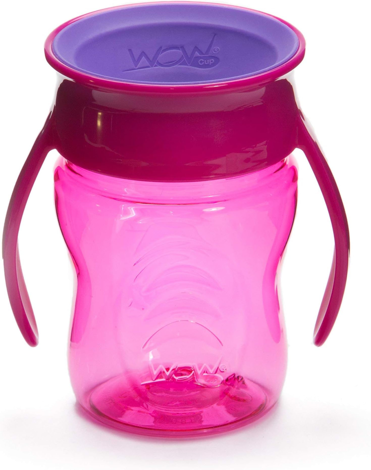 Wow Cup for Baby 360 Trainer Sippy Cup, Pink, 7 oz / 207 ml