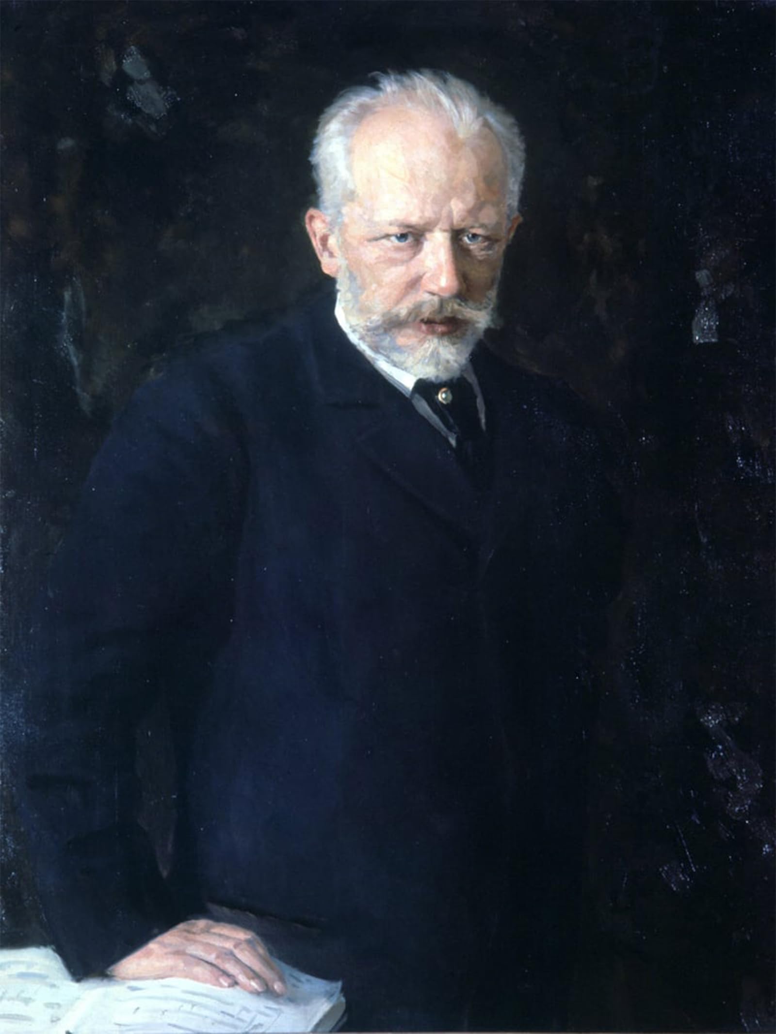 POSTERIIk Famous Animal Posters Vintage Picture Tchaikovsky Painting by Nikolai Dmitrievich Kuznetsov Modern Wall Decor for Home Decor 60x90cm