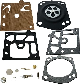 K22-HDA Carburetor Gasket Diaphragm Rebuild Kit Carb Repair for Walbro Honda GX100 Tanaka TBC422C TEA500 ECS506 650 EHC120 TC47