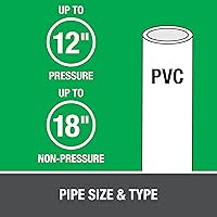Vista 3 de Oatey 30876 Cemento de PVC transparente resistente, 16 oz