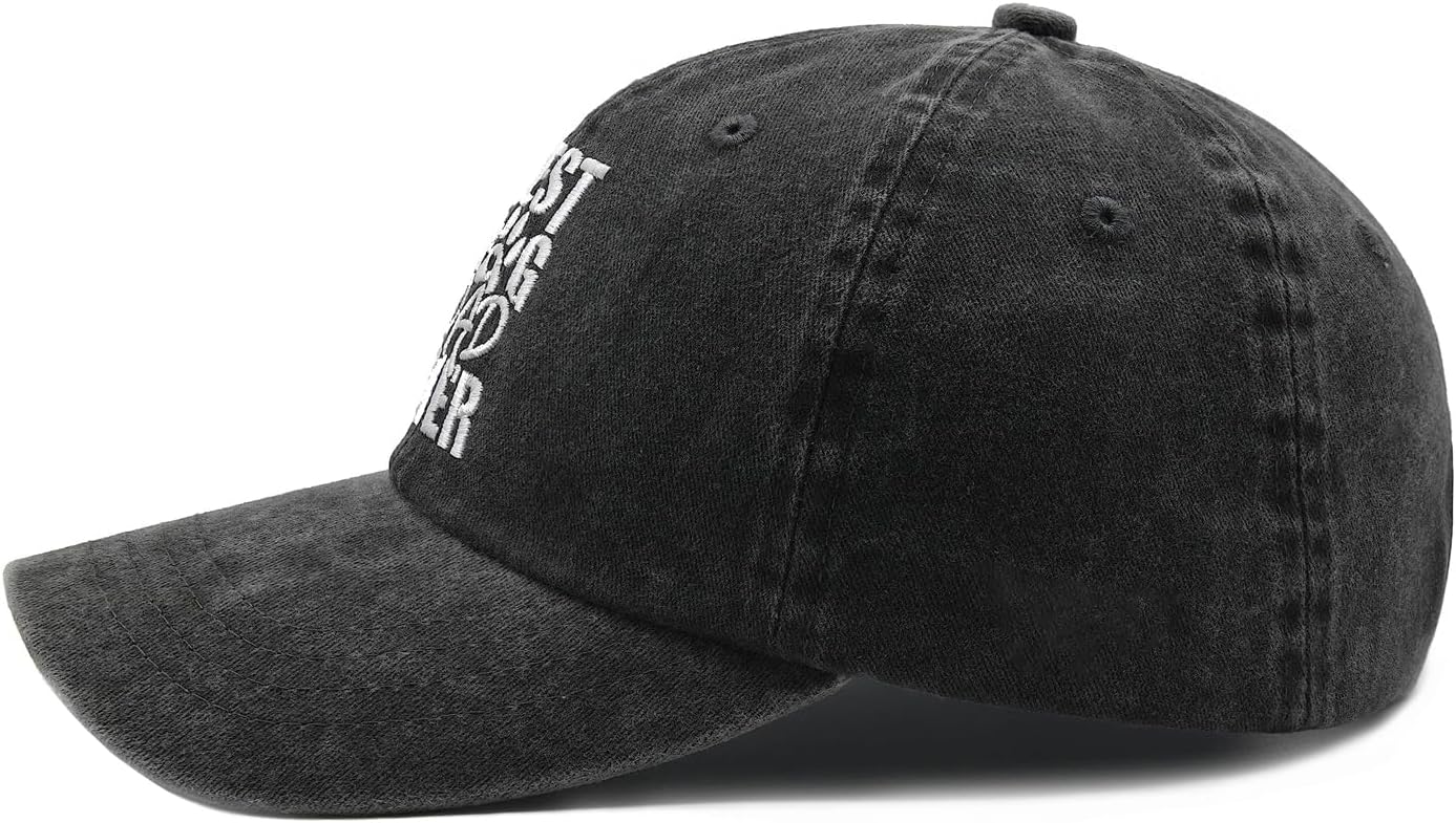 Waldeal Best Dog Dad Ever Hat Adjustable Embroidered Distressed Baseball Caps for Men Dog Lovers - Image 5