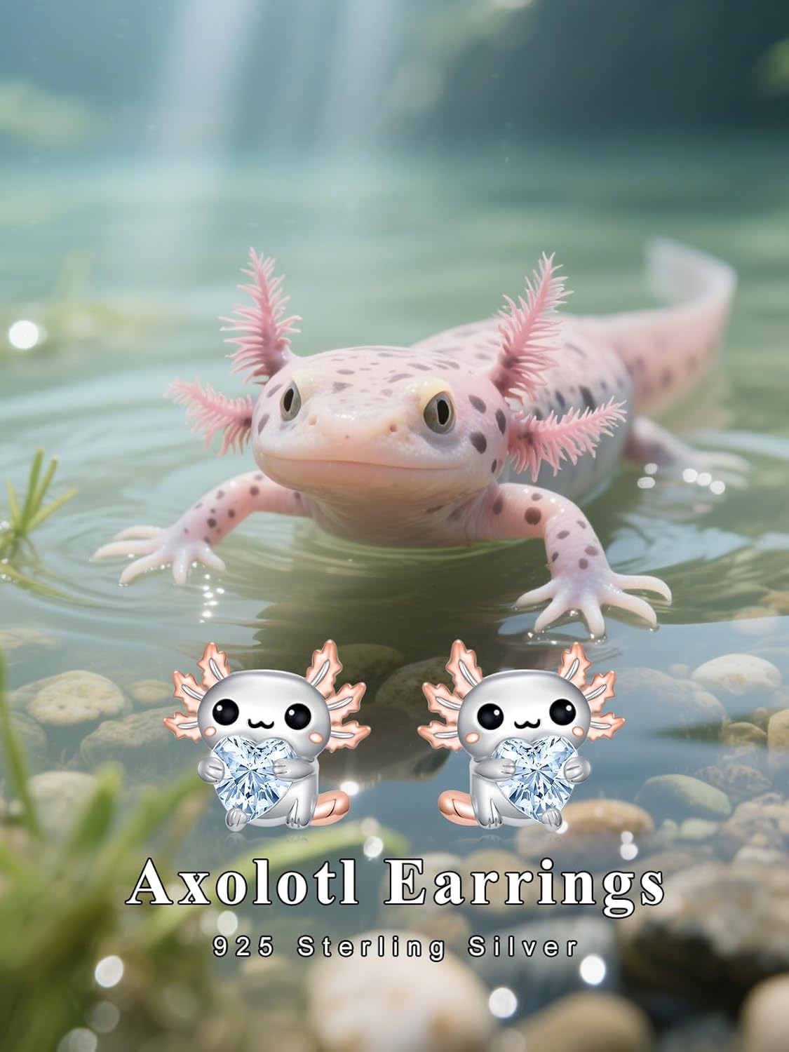 Dorunmo Stud Earrings 925 Sterling Silver Hypoallergenic Animal Stud Earrings Jewelry Gifts for Women - Image 6