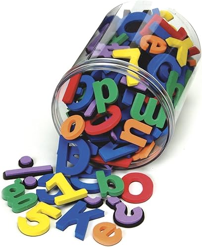 Chenille Kraft 4357 Wonderfoam Letras magnéticas del alfabeto, varios colores. Paquete de 105 unidades