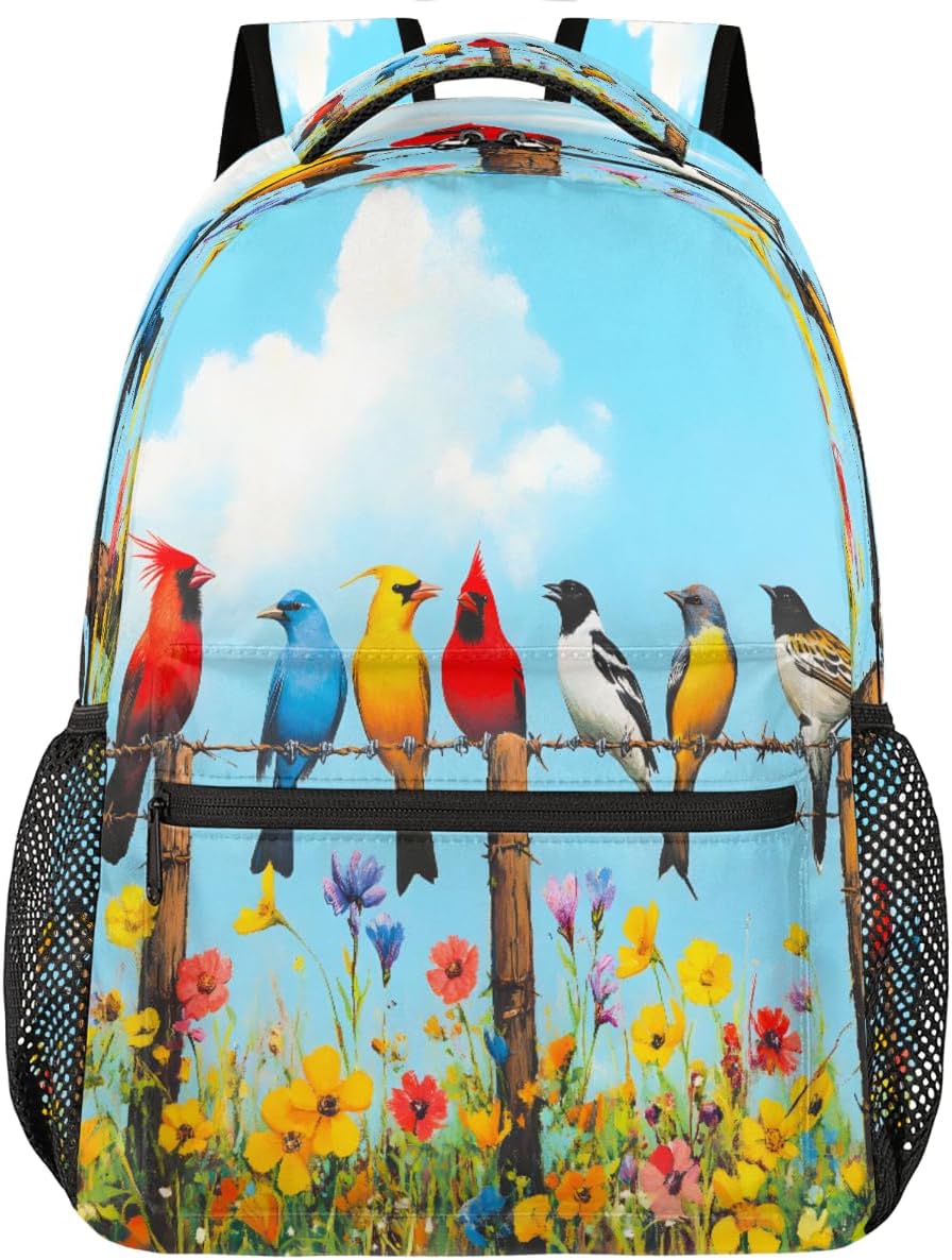 Backpack for School, Cartoon Ice Fire Dragon Laptop Backpack Water Resistant Bookbag for Casual Travel Hiking Camping Outdoor Daypack Shoulder Bag for Teenager Boys Girls Kids