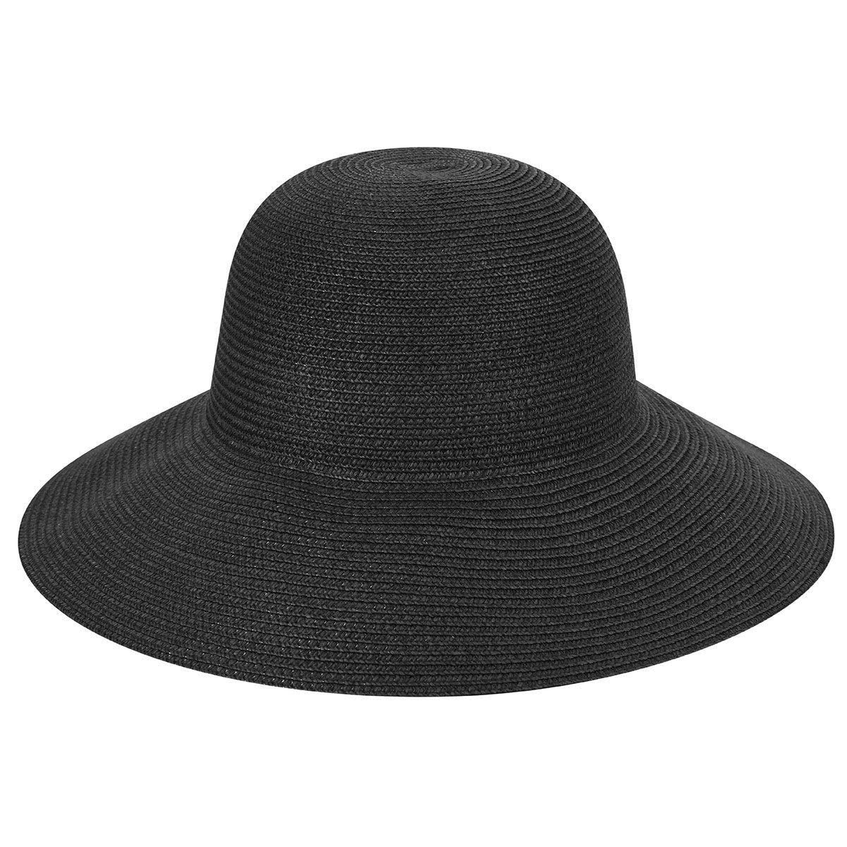 Women’s Betmar Classic Black & White Roll Up Sun Hat One Size Fits Most Betmar Women main image 2