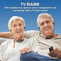 Vista 3 de TV · EARS Auriculares inalámbricos adicionales compatibles con todos los sistemas de auriculares 5.0 analógicos y digitales para TV, ideales