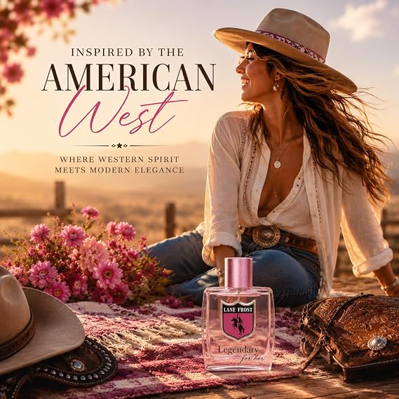 Lane Frost Legendary For Her Women's Perfume, 1.7 Fl Oz