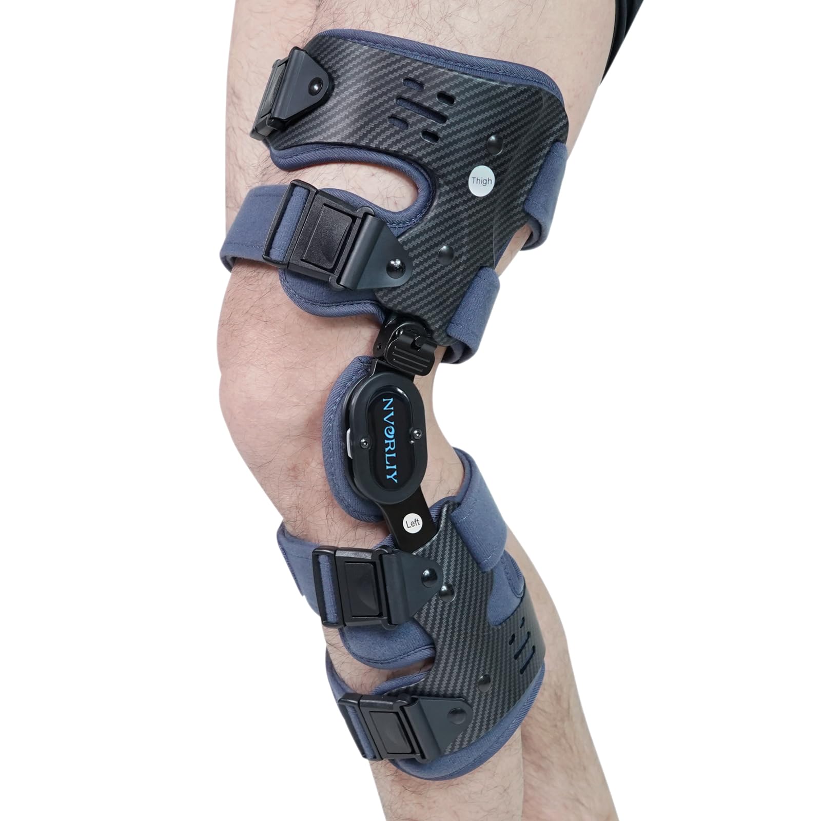 Photo 1 of Nvorliy OA Unloader Knee Brace - Grey, Left