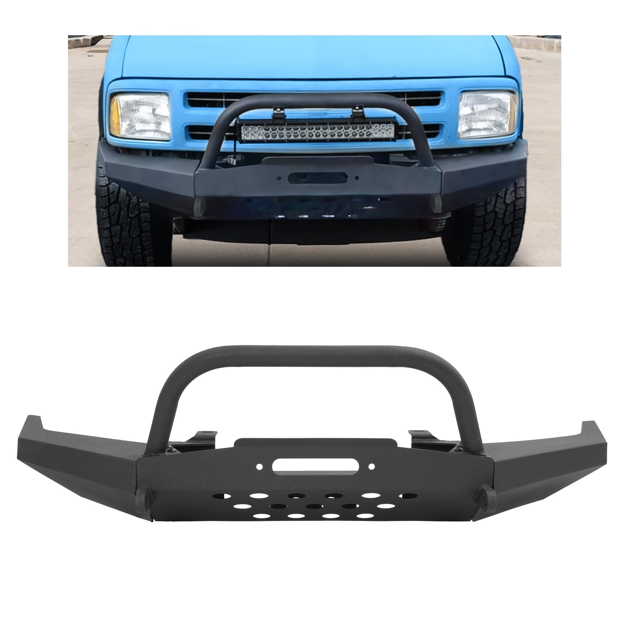 Amazon.com: KUAFU Front Bumper Assembly Compatible with 1994-2004