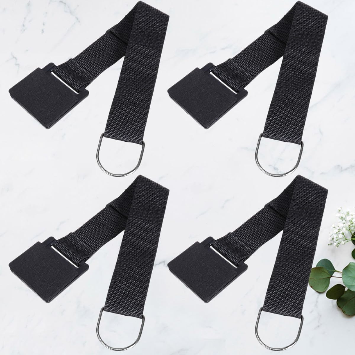 Gatuida Correa Antideslizante Soporte Plegable Ajustable para Violonchelo y Contrabajo de 40 a 70cm de Resina Negra Paquete de 4 Piezas para Estabilidad Segura
