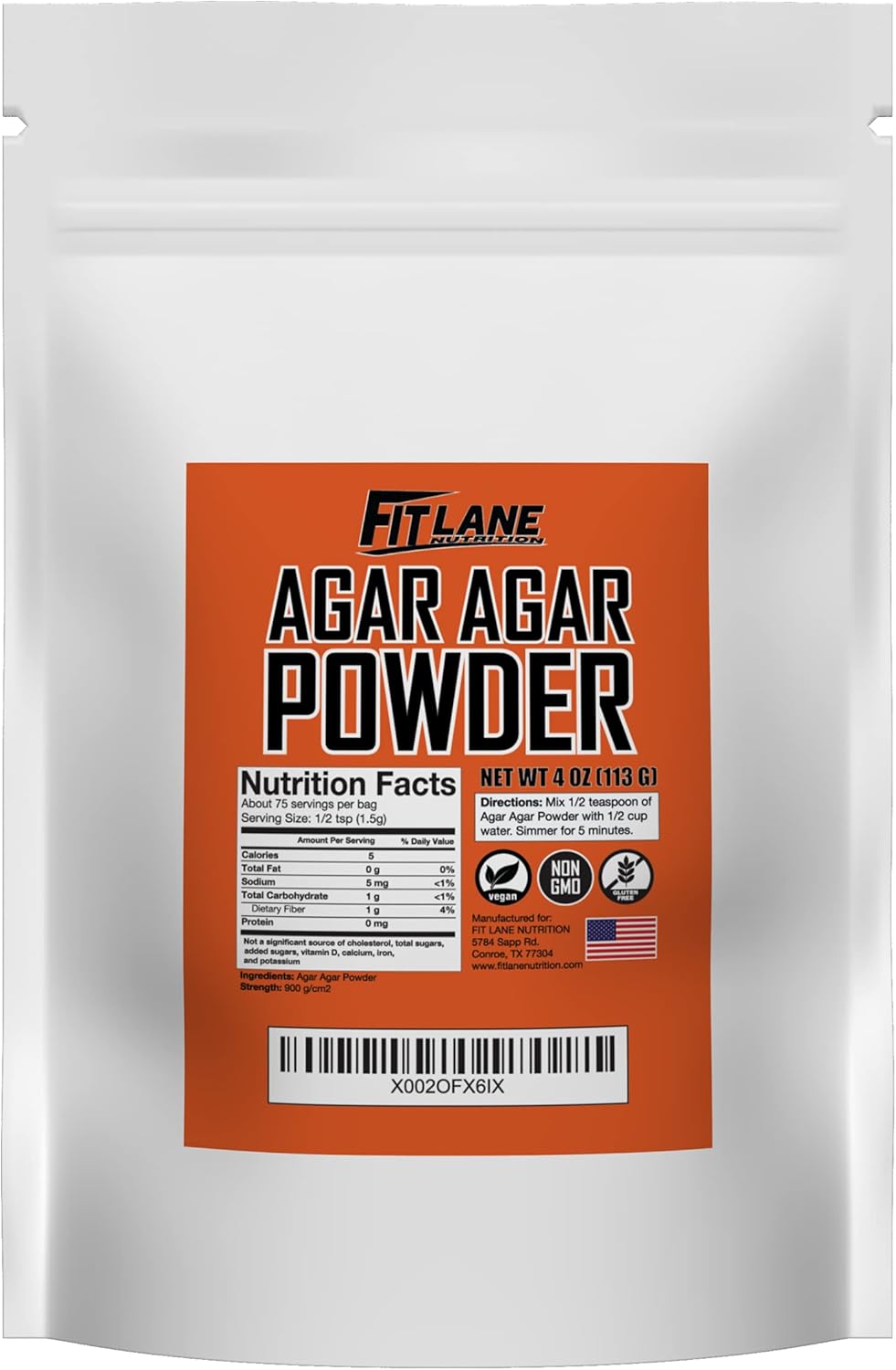 Agar Agar Powder. Vegan Vegetarian Gelatin. Non GMO, Egypt Ubuy