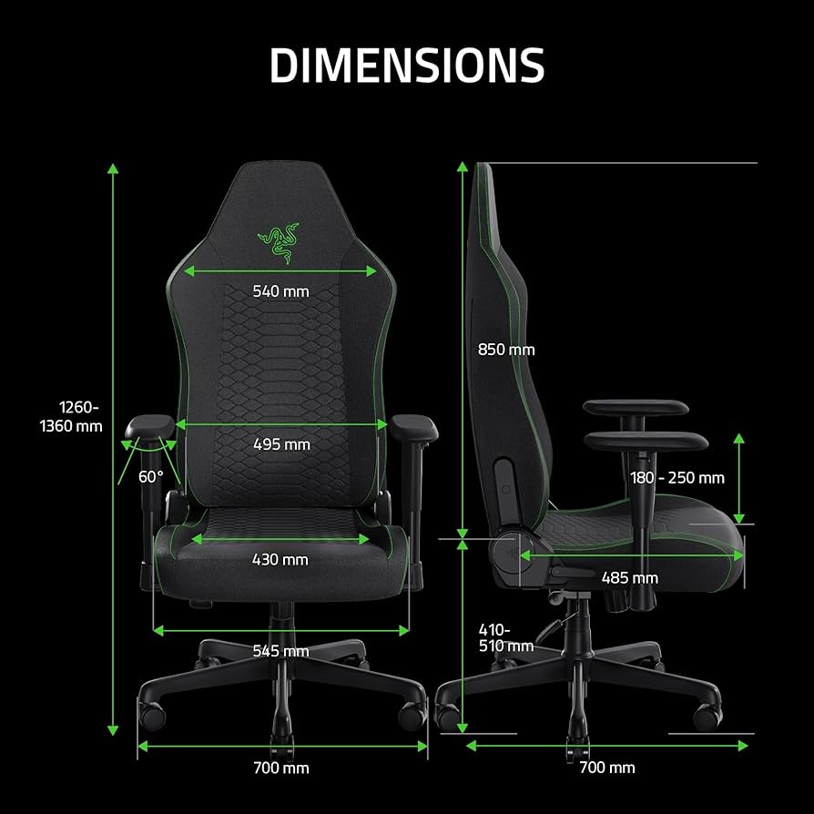 Razer Iskur V2 X- Essential Gaming Chair with Built-in Lumbar Support : Amazon.de: Küche, Haushalt & Wohnen
