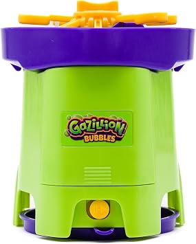 Gazillion Bubbles Tiny Typhoon, Compact Bubble Machine, Powerful Bubble Blower for Maximum Fun, Easy to Clean & Portable, Includes 4 oz Gazillion Bubble Non-Toxic Solution