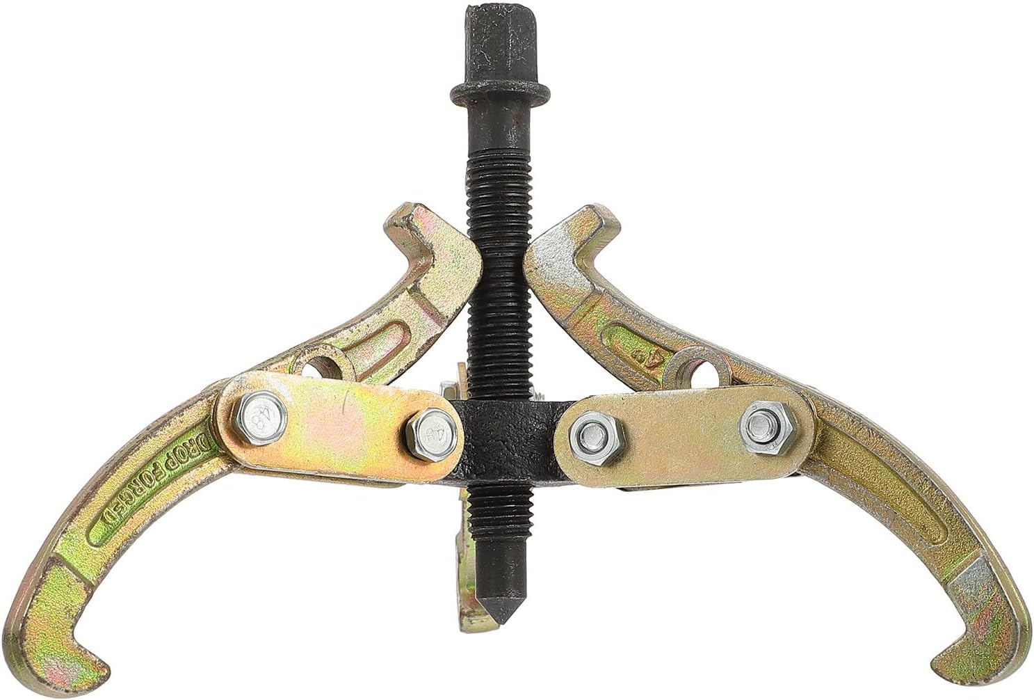 Three-jaw Gear Puller Bearing Gear Remover Steel Pulling Tool 8-inch Heavy-Duty Automotive Bearing Removal for Car and Van Maintenance Random Color