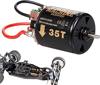 Motor Escovado RC - Motor Escovado Multiproteção 540 | Motor escovado 540 13T/ 21T/ 35T/ 45T/55T/80T à prova d'água 540 RC Motor para controle remoto 1/10 Ngumms