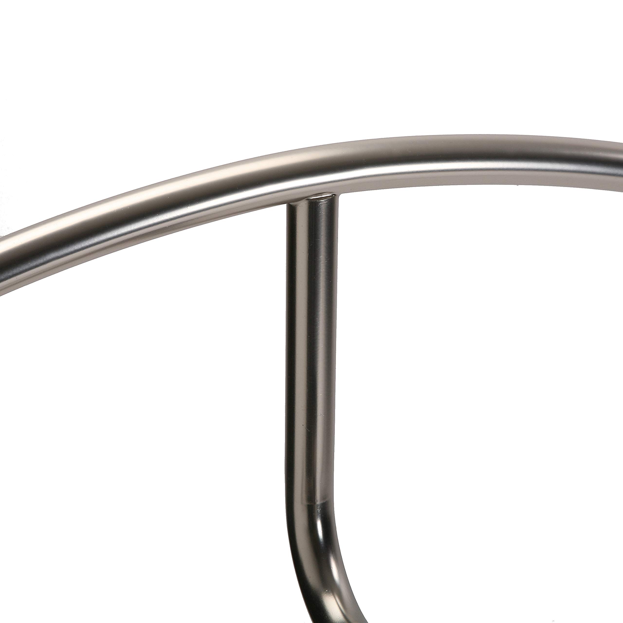 Appendiabiti Servo Muto VERSA Holstebro - Bianco E Legno Per Camera Da Letto (112x28.8x46.5cm)